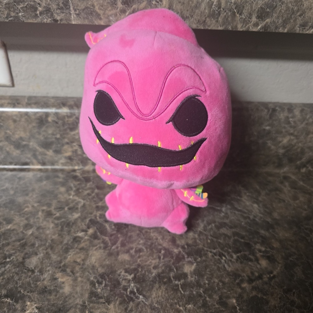 Funko Plushies Oogie Boogie w Worms Nightmare Christmas 9" Pink Plush Hot Topic
